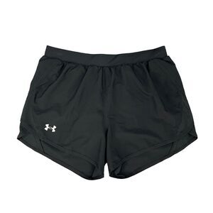 Under Armour Short Womens S Small Black Fly By Running Loose HeatGear Inner Line